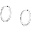 MORELLATO Orecchini a cerchio donna in acciaio, cristalli, collezione CREOLE, idea regalo per madri - SAUP24, Acciaio