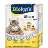 BIOKATS Biokat's Lettiera Agglomerante Micro Bianco Fresh Extra 6L