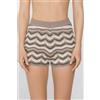 Tezenis Short Crochet 100% Cotone Donna Marrone
