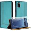 JayModCase Custodia per Samsung Galaxy A41 con Pellicola Proteggi Schermo, Cover in PU Pelle Portafoglio per Samsung A41 con Slot Schede Supporto Stand Magnetica Chiusura Antiurto - Verde