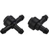 Riloer 2 pezzi 31391513+9178897, tubo di ritegno per lavacristalli, valvola a 2 vie e valvola a 3 vie, compatibile con Volvo C30 C70 C70 S40 S60 S70 S80 V50 V70 XC60