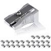 LogicaShop Sharpy Metal Set Temperini Piccoli in Metallo 1 Foro e Lama in Acciaio (24)