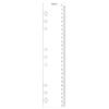 Zelten B5 Raccoglitore Cartella Organizzatore Slide-in Plastica Segnalibro Divisori Righello (Metric System Black, B5)