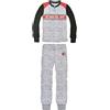 MILAN Pigiama Homewear Prodotto Ufficiale Uomo Adulto (Grigio Melange, XXL)