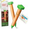 GARDIGO® Dissuasore per Talpe e Anti Formiche Deluxe 2Pz. Aiuto per la Perforazione del Terreno | 400-500 Hz | ca. 1250m² | Repellente Talpe a Batterie con Vibrazione | Allontana Formiche da Giardino