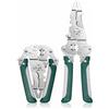 Generisch 18 in 1 Pinza Spellacavi Elettrici Pieghevole, Pinza Multiuso Elettricista, 211 mm Attrezzi Elettricista Professionali, Pinza Crimpatrice per Installazioni Elettriche (verde)