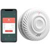 RISOON Intelligente Rilevatore di Fumo, Rilevatore di Fumo Wi-Fi con Sensore Fotoelettrico, Rilevatore di Incendio Conformi a EN14604, Compatibile con Tuya/Smart Life APP, 10 Anni Batteria 1-Pack