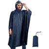 Senmortar Poncho Impermeabile Uomo Pioggia Poncho Antipioggia 3-in-1 Multifunzionale Riutilizzabile per Trekking Caccia Pesca Escursione Coperta da Picnic Campeggio