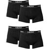 Head 4 x pack Men's Boxer Shorts with Elastic Waistband, konfektionsgröße:M, Farben:200 - black