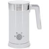 briebe Elegance Montalatte Elettrico Scaldalatte, Cappuccinatore, Schiuma Calda/Fredda 130 ml per Caffè Latte, Cappuccino, Macchiato, Latte Caldo 300 ml, Milk Frother senza BPA, 500 W, Design Bianco