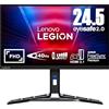 Lenovo Legion R25f-30 Gaming Monitor - Display 24.5 pollici FullHD WLED 1920 x 1080, VA, Bordi Ultrasottili, AMD FreeSync, 0.5ms, 240Hz, Cavo HDMI - Raven Black - Esclusiva Amazon