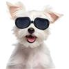 NAMSAN Occhiali per Cani Occhiali da Sole per Cani Occhiali per Moto Cinturino Elastico Regolabile Protezione per Gli Occhi Prevenire i Raggi UV Adatto a Cani di Piccola/Media Taglia-Nero