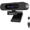 TOALLIN Webcam 2K per Windows Hello Face, Fotocamera di riconoscimento facciale, Webcam USB con microfono, Vista a grande angolo a 92°, Fotocamera per laptop, Videochiamate