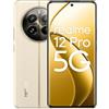 realme 12 Pro 5G Smartphone 8+256 GB, Fotocamera 50MP Sony IMX882 OIS con Zoom Ottico 2X, Display Curvo 6.7 120Hz, Snapdragon 6 Gen1, Batteria 5000mAh con Ricarica Rapida 67W, Colore Beige