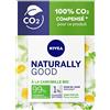 NIVEA NATURALLY GOOD - Cura per il giorno pelli sensibili, 50 ml, trattamento viso con 99% di ingredienti di origine naturale, crema da giorno arricchita con camomilla biologica