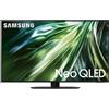 Samsung TV Neo QLED 4K 43" QE43QN90DATXZT Smart TV Wi-Fi Titan Black 2024, Processore NQ4 AI GEN2, Tecnologia Quantum Matrix, Neo Slim Design, OTS Lite