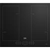 Beko HII64206F2MT Piano Cottura Induzione 4 Fornelli 60cm da Incasso Nero