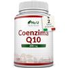 Nu U Nutrition Coenzima Q10 200mg - 120 Capsule Vegane - 2 Mesi di Durata - 100mg di CoQ10 per Capsula - 100% Ubiquinone Puro Fermentato Naturalmente - Prodotto in Europa - Nu U Nutrition