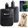 Realure Borsa Addestramento Cane, Porta Snack Cane con Clip di Fissaggio, Sacchetto Addestramento Cane, Porta Crocchette per Cani Addestramento, Porta Premi per Cani, Adatto all'Uso Esterno (Nero)