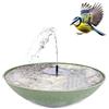 matches21 HOME & HOBBY Set di fontane solari per esterni - 45 cm ciotola verde come fontana da giardino