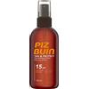 Piz Buin Tan & Protect Tan Accelerating Oil Spray per olio ad alta intensità abbronzante, SPF 15, 3 x 150 ml