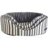 Nasonero Cesta Ovale sfoderabile Eco Nasonero - Righe grigie - 1a misura 42x30 cm - Cucce per cani da interno - 1° ORDINE? scegli lo sconto BZR5 / BZR20 + 200 punti fedeltà