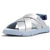Camper Oruga Sandal K800430, Sandali piatti Bambine e ragazze, Grigio medio 012, 28 EU