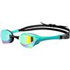 arena Cobra Ultra Swipe Mirror Occhialini Nuoto da Gara Unisex Adulto, Occhialini Piscina con Lenti a Specchio Curve, Anti-Appannamento, Protezione UV, 5 Ponti Nasali Intercambiabili
