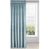 Eurofirany Melanie - Tenda in velluto arricciato, opaca, 140 x 270 cm, colore: celeste