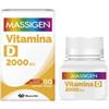 Massigen Vitamina D 2000 UI Integratore Per Sistema Immunitario 90 Capsule