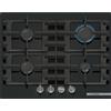Bosch Serie 4 PNP6B6K40 , Piano cottura a gas, 60 cm, Vetro temperato, Nero"