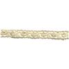 Nastro Macrame' Crema con fiori a metro