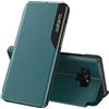 SIYOPINPFY Cover per Samsung Galaxy Note 9, Custodia con Smart Clear View Windows Portafoglio Case Custodia Flip Pelle PU Kickstand Case Antiurto Protettiva Cover per Samsung Galaxy Note 9 Verde QHC
