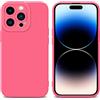 Cadorabo Custodia compatibile con Apple iPhone 14 PRO MAX in FLUID ROSSO - Coperchio protettivo in silicone TPU flessibile