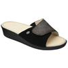 DR.SCHOLL'S Div.Footwear LEDEL GLITTERED MICROFIBRE+SUEDE W NERO 36