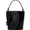 Desigual Accessori Borsa a Tracolla in Poliuretano, Spalla PU Donna, Nero, One Size