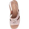 Soffice Sogno Sandali in pelle con fasce decorate e tacco 9 cm