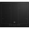 Beko Piano Cottura Induzione 4 Fuochi Larghezza 60 cm Vetroceramica colore Nero - HII64206F2MT