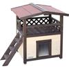 Kerbl Pet Kerbl Casetta per Gatti, Modello 4-Seasons Deluxe", 88 x 57 x 77 cm
