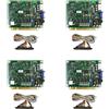 No 4X 60 Nel 1 Scheda PCB Multicade Scheda di Gioco Arcade con 28P Uscita1245