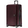 Hauptstadtkoffer Mitte - Valigia Rigida Grande, TSA, 4 Ruote, Bagaglio da Stiva con Espansione di Volume di 8 cm, 77 cm, 130 L, Bordeaux