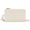 Desigual Mone_Half Logo Emma 2.0, Portafoglio Bifold da Donna, White, 16 mm