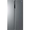 Haier Frigorifero Americano Side by Side No Frost Inverter 528 litri Classe E Colore Gentle Silver - HSR3918ENPG Serie 3