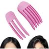 Yeomju 2 fermagli per capelli volumizzanti per frangetta, clip volumizzante per l'attaccatura dei capelli, senza impronte, per uomini e donne (rosa, confezione da 2)