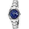 Pierre Bonnet Orologio Donna 6534 - Movimento Quarzo, Data, Acciaio Inox, Vetro Minerale con Lente, WR 5 ATM, Cassa 40mm, Chiusura Flip-Lock (Blue)