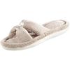 isotoner Signature X-Slide Pantofole da donna, finiture in raso con memory foam, Talpa, 6.5-7