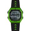 Kappa Orologio Unisex, Cinturino In Silicone, LCD, Quadrante Esagonale (VERDE-NERO)