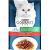 Gourmet Purina Gourmet Perle Mini filetti per gatti in salsa con manzo e carota 85g