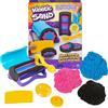Kinetic Sand |Set Slice N' Surprise | Sabbia cinetica 380gr | Sabbia Magica | Sabbia Colorata Nera, Rosa e Blu | 7 Accessori e Strumenti Inclusi | Giocattoli per Bambini e Bambine 3 Anni