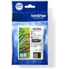 Brother Multipack nero / ciano / magenta / giallo LC-422XL LC422XLVAL ~7500 copie. Compatibili con MFC-J5340DW MFC-J5345DW MFC-J5740DW MFC-J6540DW.